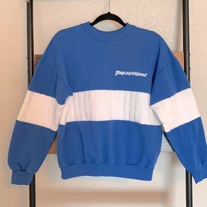 Vintage color block sweatshirt